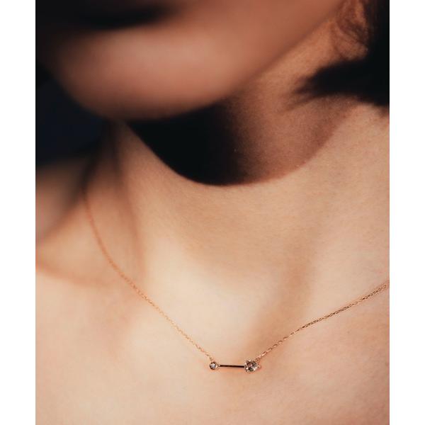 アレルギー対応 ネックレス 「les bonbon」float diamond necklace /...