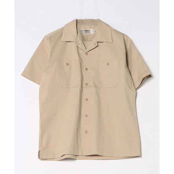 ブラウス シャツ 「HOUSTON」TC TWILL WORK S/S SHIRT レディース メン...