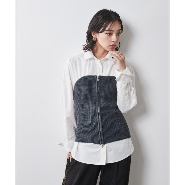 ベスト ジレ  ニットビスチェ 「大きいサイズ有」シックスタイル レディース