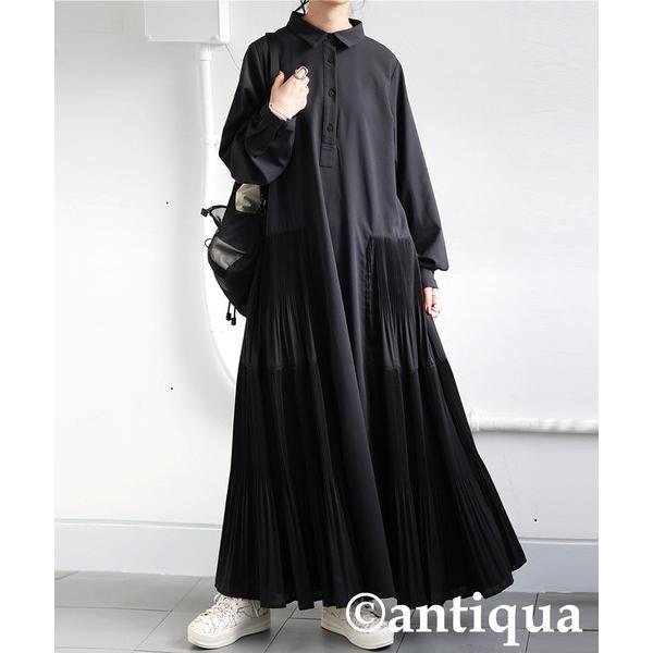 ワンピース アコーディオンプリーツワンピース