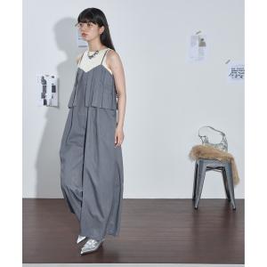 サロペット オーバーオール プリーツデザインTR...の商品画像