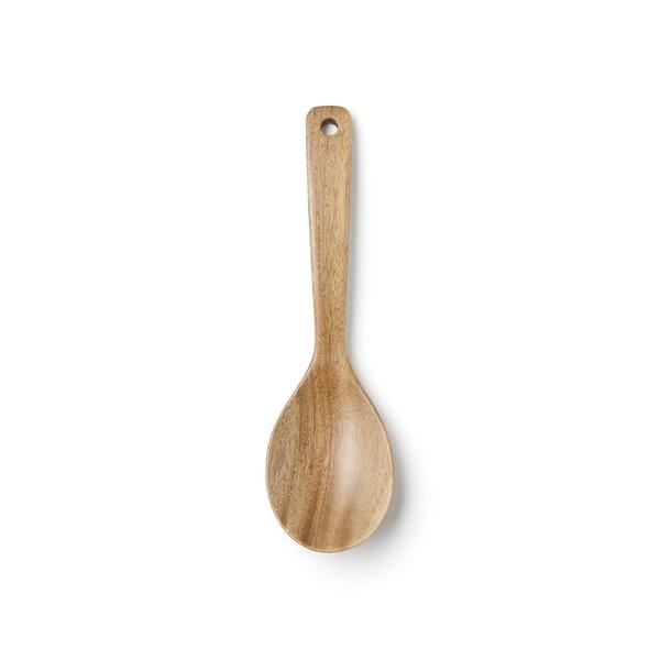 キッチン アカシア　取り分けスプーン　小　約長さ２２．５ｃｍ