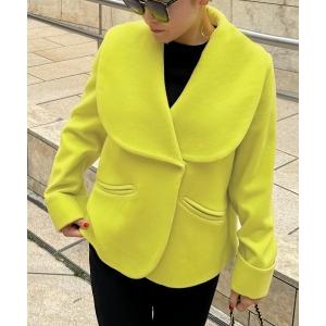 ジェンヌ JENNE トレンチケープ アウター ショート丈 ステンカラー