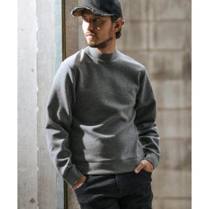 tシャツ mlt4792-high gauge double knit mock neck cut sew モックネックカットソー メンズ