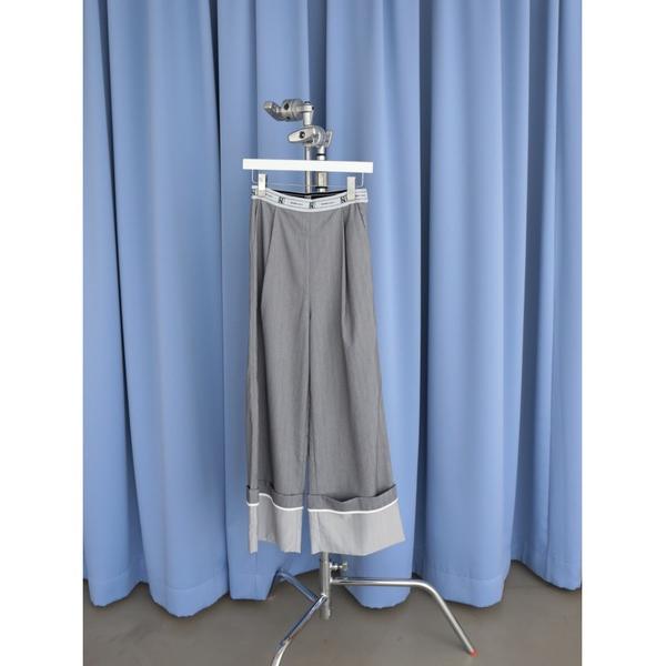 スラックス パンツ roll up easy slacks レディース