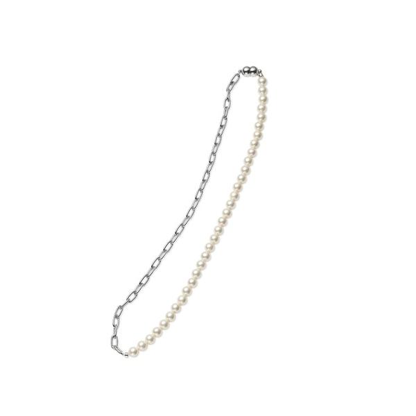 ネックレス Pearl ＆ Chain Necklace (S) レディース メンズ