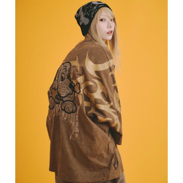 tシャツ GALFY/ガルフィー/「LHP別注」ピグメントドルマン中二病BIG TEE メンズ レデ...