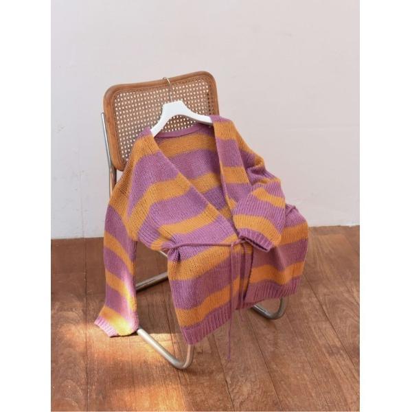 カーディガン mohair like loose cardigan レディース