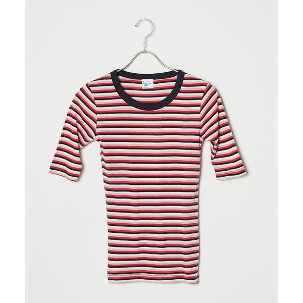 tシャツ R.P.miller/ミラー パネルリブH/S 5分袖 Tシャツ 2026新作　再入荷 レ...