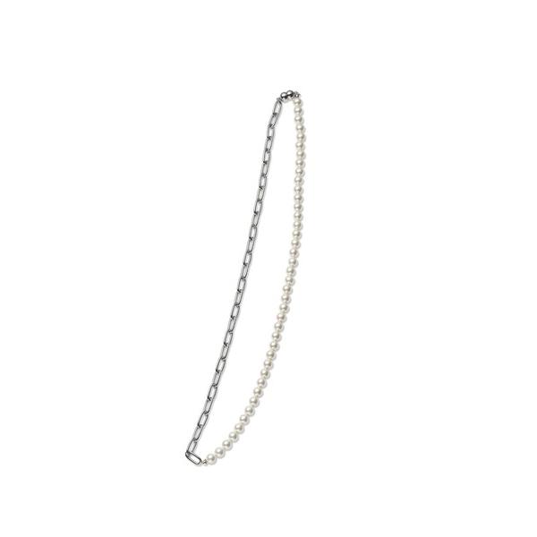 ネックレス Pearl ＆ Chain Necklace (L) レディース メンズ
