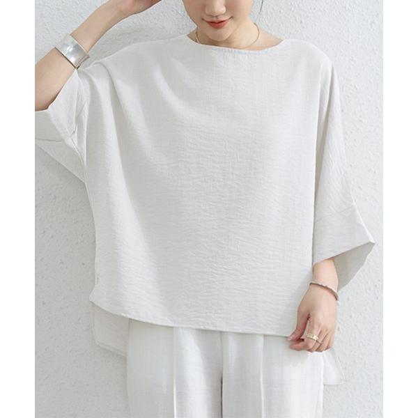 tシャツ アシメトリーベーシックトップス レディース