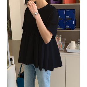 tシャツ 半袖 コットンチュニックトップス レディース