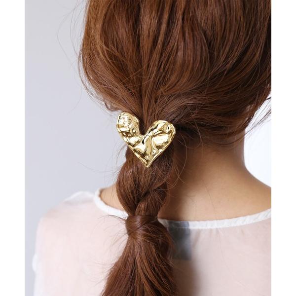 ヘアピン 「moichou」プランプハートヘアーカフ
