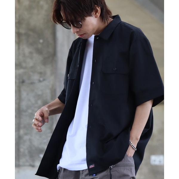 シャツ 半袖 「GENUINE DICKIES/ジェニュインディッキーズ」ツイル 半袖 ワークシャツ...
