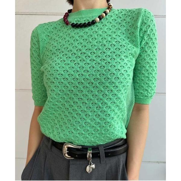 tシャツ PUFF PASTRY KNIT TEE レディース