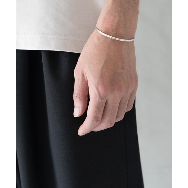 バングル SHARPEN FINE BANGLE SV  シャープド細バングル シルバー メンズ