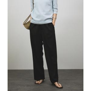 パンツ 「追加」イージーストレッチストレートパンツ2/スラックス「接触冷感・UVケア・洗える」 レディース