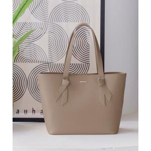 トートバッグ 「安田美沙子さん着用」リボンデザイン通勤バッグ レディース