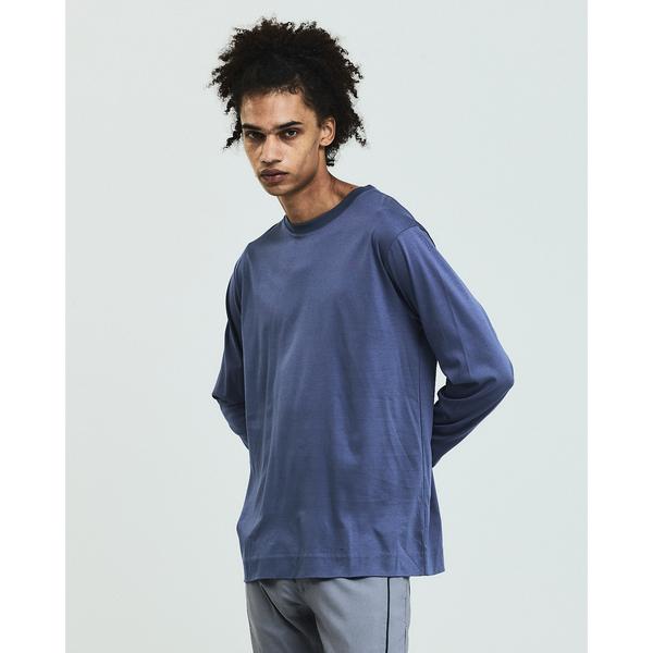 tシャツ アルビニス スムース テーラード 長袖Tシャツ メンズ