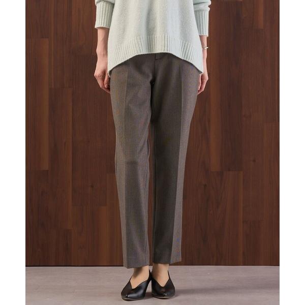 パンツ T/Rアルガンシルク テーパード パンツ レディース