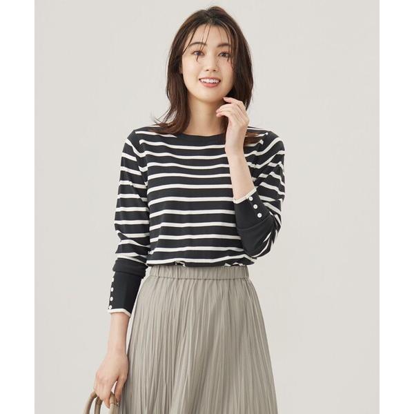 ニット セーター 「洗える」VIGODA ボーダー ニット レディース