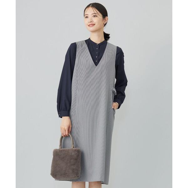 スカート 「洗える」LANATEC ガンクラブ ジャンパースカート