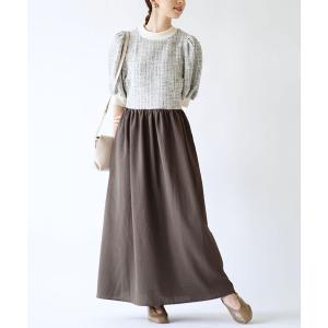 ワンピース サマーツイード ドッキングワンピースの商品画像