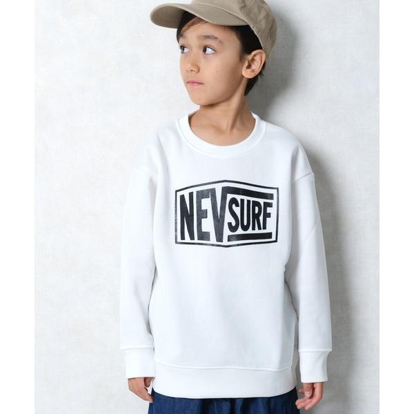 トレーナー NEV SURF 裏起毛 オーバーサイズ トレーナー キッズ 子供服 男の子 女の子