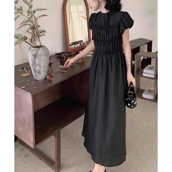 ワンピース フレアロングワンピース