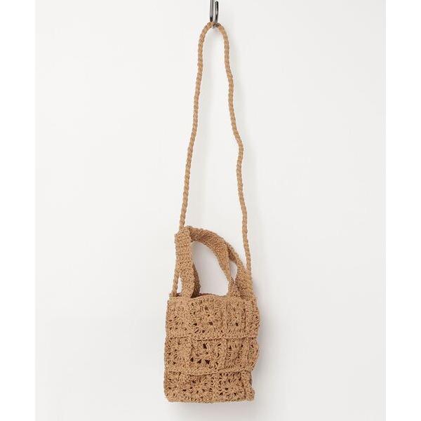 ショルダーバッグ バッグ 「Swaraj/スワラージ」手編みRAFIA BUCKET BAG レディ...