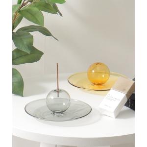 ルームフレグランス ガラスのお香立て