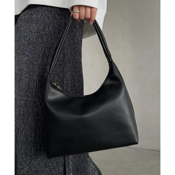 ハンドバッグ PUラウンドワンハンドルバッグ