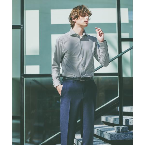 シャツ 入学式 「FLEX SHIRTS」Dry Moment ナロウ ストライプ 長袖 シャツ メ...