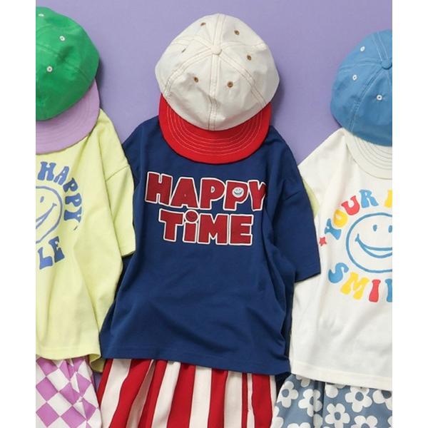 tシャツ 「20周年・リンク」HAPPY FO SMILE Tシャツ キッズ 子供服 男の子 女の子