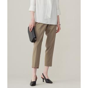 uvカット パンツ ウール2WAYストレッチ ドロストパンツ レディース