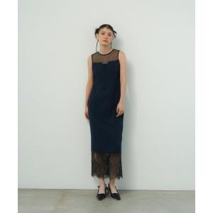 パーティードレス ドレス ヘムレースドレス / hem lace dress