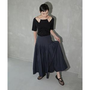 LE CIEL BLEU tシャツ ショートラッフルカットトップス / Short