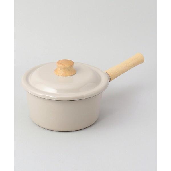 鍋 コットンプラス 18cmソースパン BE 「富士ホーロー」