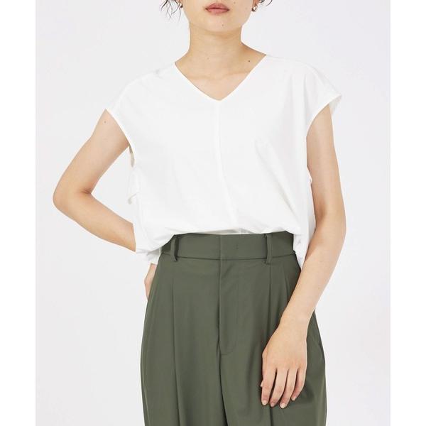 ブラウス シャツ 「接触冷感＆UVカット」クールトリコットブラウス/オフィスカジュアル/夏服/セット...