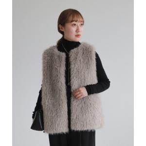 TOMORROWLAND（トゥモローランド） ランダムファー ショートベスト