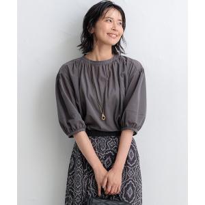 【23区2025AW】クリアトリコットジャージー フリル カットソー Oggi9月号掲載／洗える】クリアトリコットジャージー フリル