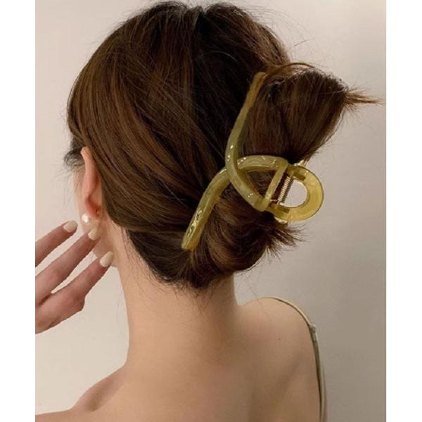 ヘアクリップ クロス バンス クリップ