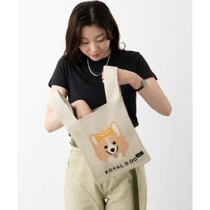 トートバッグ ニットトートバッグ 大きめマルシェサイズ イギリスデザイン 英国ロイヤルモチーフ レディース