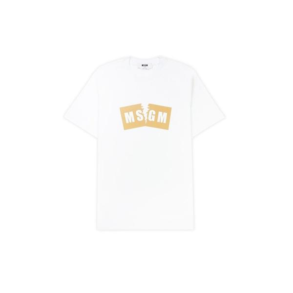 tシャツ MSGMカットロゴ Tシャツ メンズ レディース
