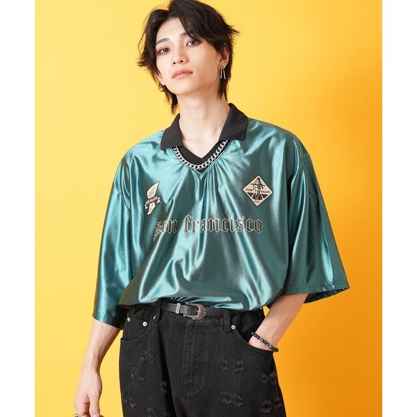 tシャツ a.p.o.v. ナンバリングサッカーゲームシャツ メンズ レディース