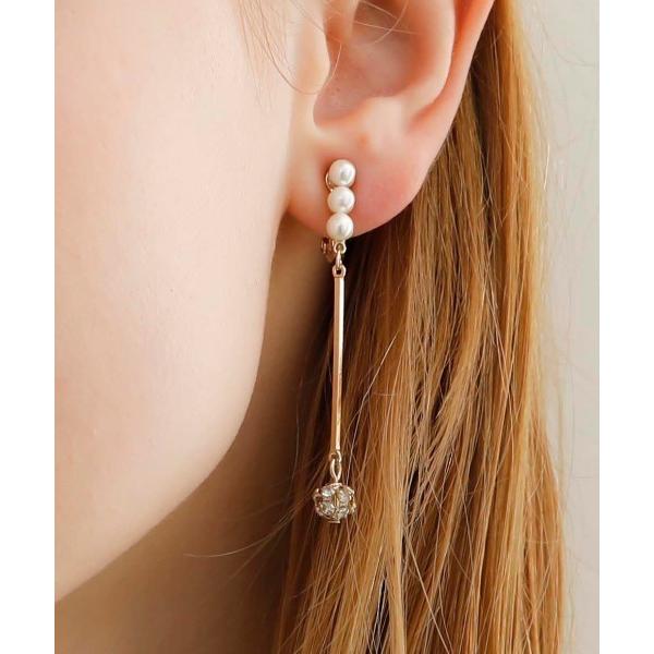 ピアス JewCas パールコンビネーションCasual pearl ピアス「JC4707」 レディ...