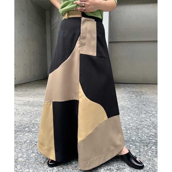 スカート MIXTURE SWICH FLARE SKIRT