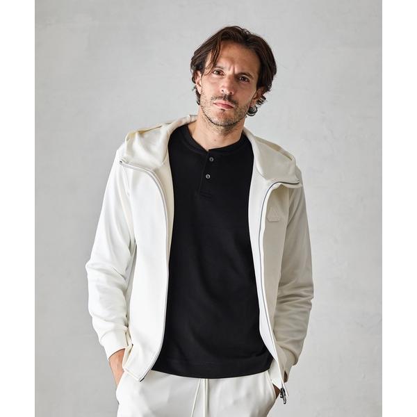 パーカー 「JUST PLAY」N/Rストレッチポンチ立体比翼フードブルゾン「セットアップ着用可」 ...