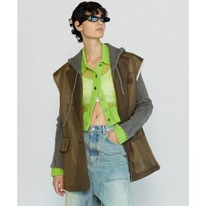 ジャケット テーラードジャケット See-through Gilet/シースルージレ「MAISON SPECIAL/メゾンスペシャル」 レディース