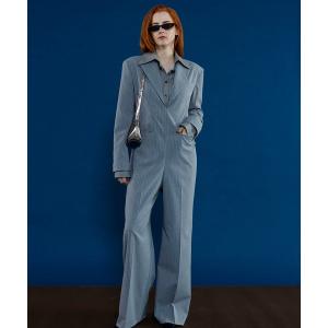 24年　MAISON SPECIAL　ジャケットロンパース　黒　メゾンスペシャル SALE】Jacket Rompers